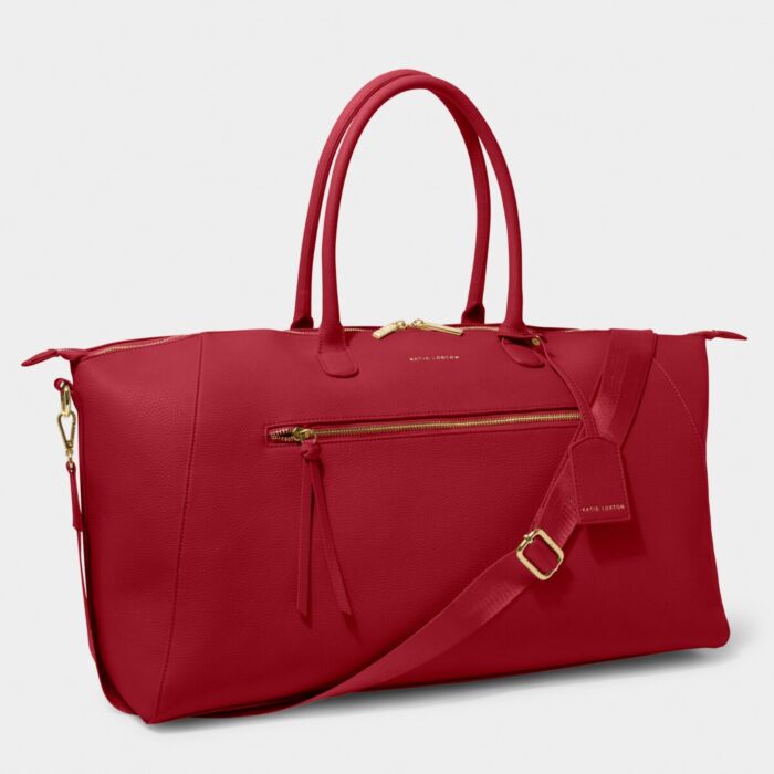 Katie Loxton Chelsea Weekend Bag - Garnet Red